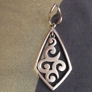 Silpada Sterling Silver Scroll Pendant